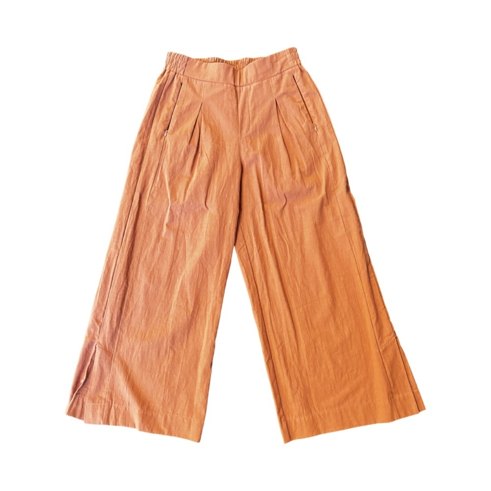 Halara Wide Leg Pants Women’s Sz Medium Cotton Cropped Cottagecore Hippie Boho